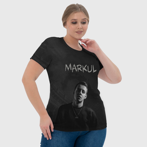 Женская футболка 3D с принтом Markul, фото #4