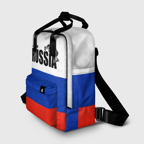 Женский рюкзак 3D с принтом Russia, фото на моделе #1