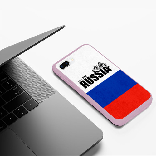 Чехол для iPhone 7Plus/8 Plus матовый с принтом Russia, фото #5