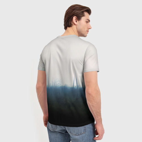 Мужская 3D футболка с принтом ESCAPE FROM TARKOV | ЭСКЕЙП ФРОМ ТАРКОВ (Z), вид сзади #2