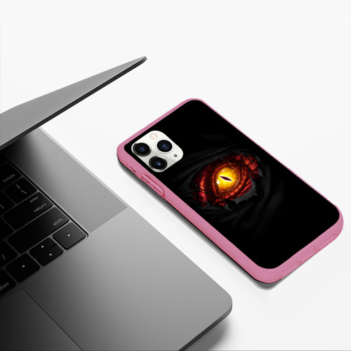 Чехол для iPhone 11 Pro Max матовый с принтом Дракон, фото #5