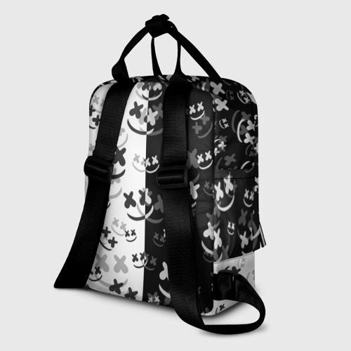 Женский рюкзак 3D с принтом Fortnite & Marshmello, вид сзади #1