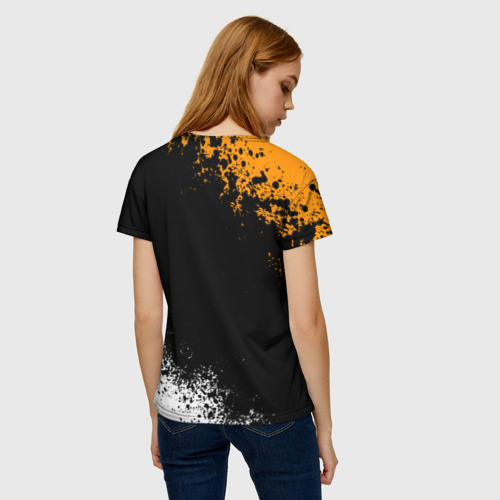 Женская футболка 3D с принтом PORNHUB, вид сзади #2