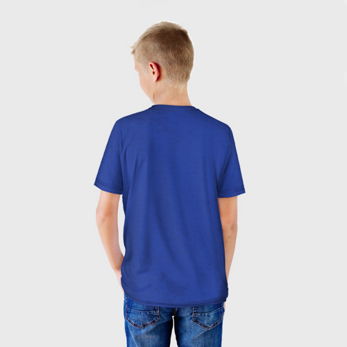 Детская футболка 3D с принтом Sonic, вид сзади #2