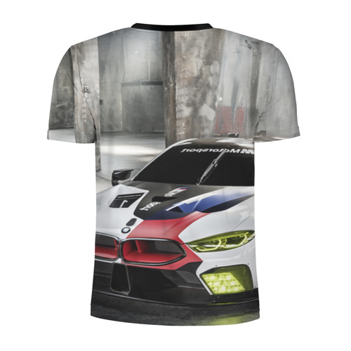 Мужская футболка 3D спортивная с принтом Need for Speed, вид сзади #1