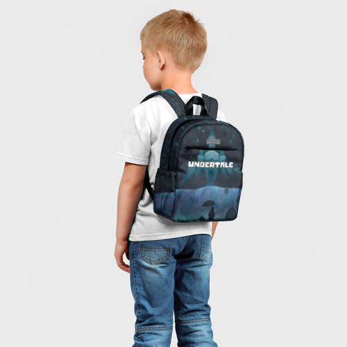 Детский рюкзак 3D с принтом UNDERTALE, фото на моделе #1