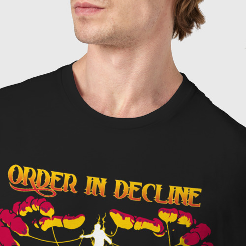 Мужская футболка хлопок с принтом Sum 41 Order In Decline, фото #4