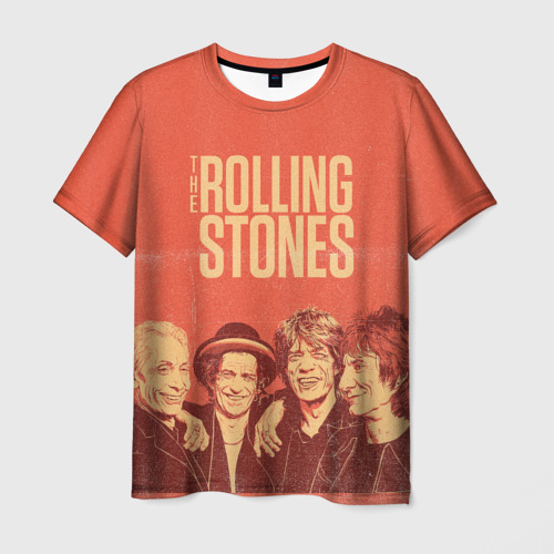 Мужская футболка 3D с принтом The Rolling Stones, вид спереди #2