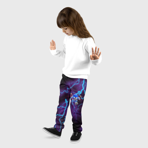 Детские брюки 3D с принтом SONIC, фото на моделе #1