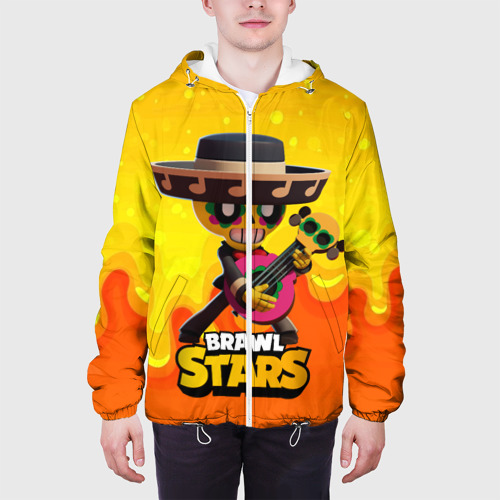 Мужская куртка 3D с принтом Brawl stars poco Поко, вид сбоку #3