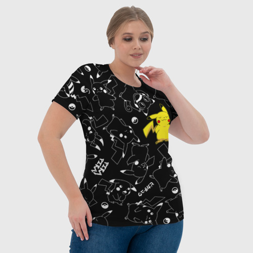 Женская футболка 3D с принтом ПИКАЧУ, фото #4