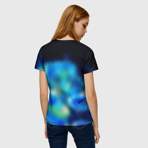Женская футболка 3D с принтом СЕЙЛОР МУН, вид сзади #2
