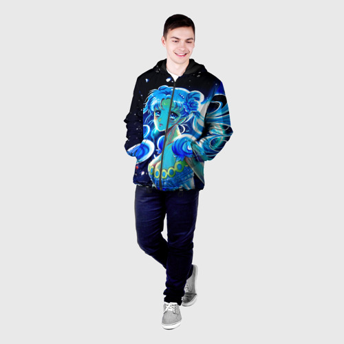 Мужская куртка 3D с принтом СЕЙЛОР МУН, фото на моделе #1