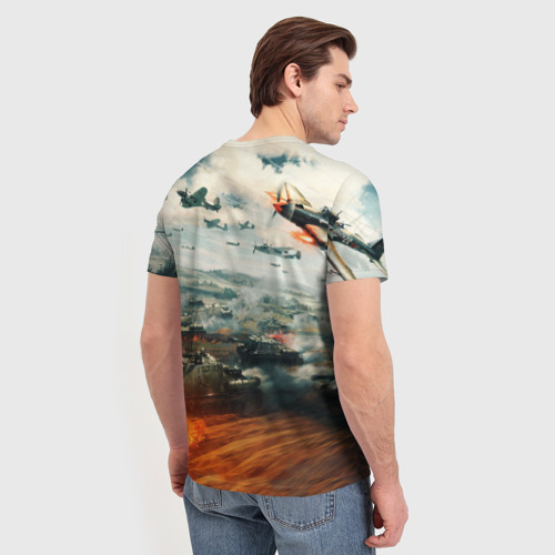 Мужская футболка 3D с принтом Sabaton, вид сзади #2