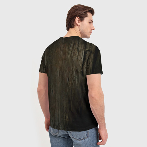Мужская футболка 3D с принтом РОБ, вид сзади #2
