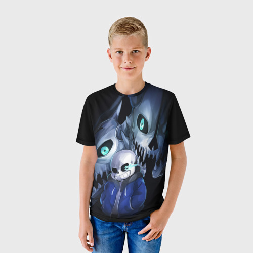 Детская футболка 3D с принтом UNDERTALE | АНДЕРТЕЙЛ (Z), фото на моделе #1