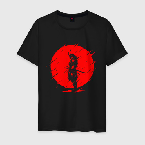 Мужская футболка с принтом Samurai, вид спереди #2