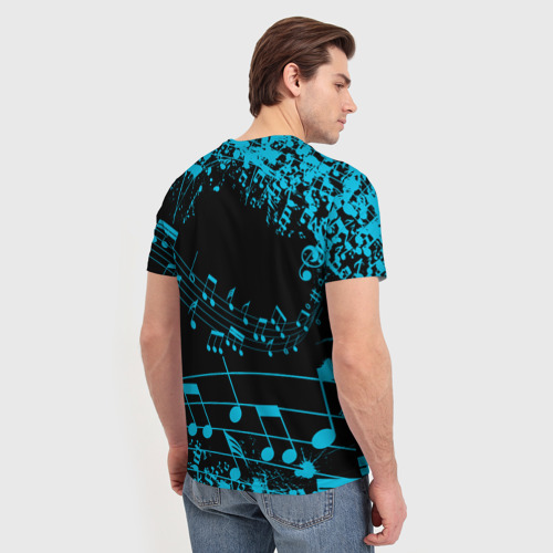 Мужская футболка 3D с принтом NILETTO, вид сзади #2