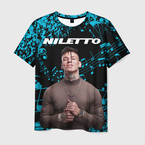 Мужская футболка 3D с принтом NILETTO, вид спереди #2