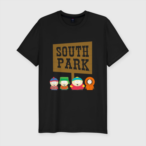 Мужская футболка премиум с принтом South Park, вид спереди #2