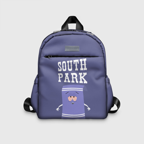 Детский рюкзак 3D с принтом South Park Полотенчико | Южный парк (Z), вид спереди #2