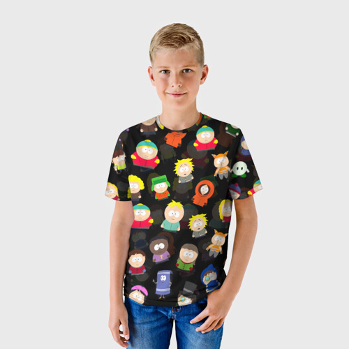 Детская футболка 3D с принтом ЮЖНЫЙ ПАРК | SOUTH PARK (Z), фото на моделе #1