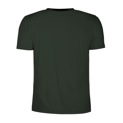 Мужская футболка 3D спортивная с принтом Warzone, вид сзади #1