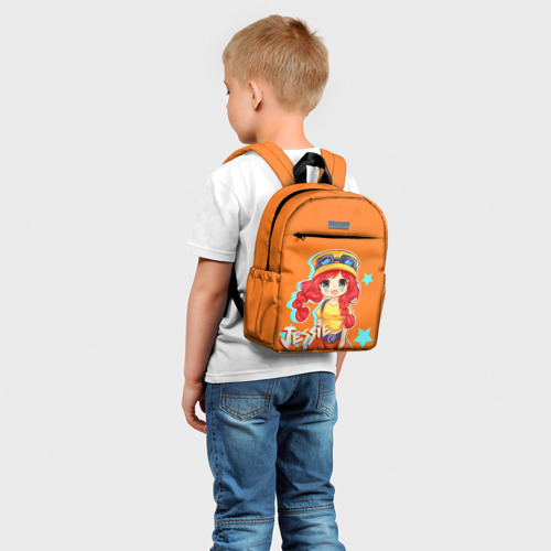 Детский рюкзак 3D с принтом JESSIE, фото на моделе #1