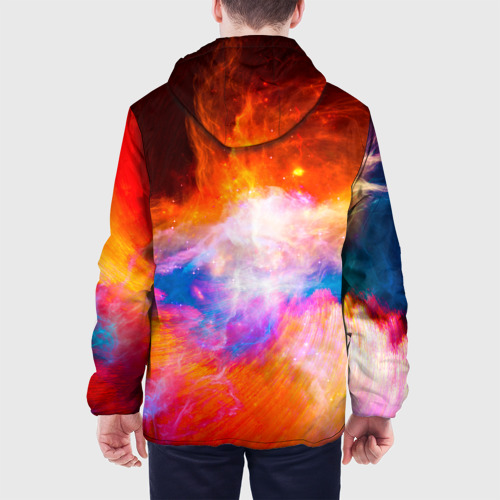 Мужская куртка 3D с принтом Space, вид сзади #2
