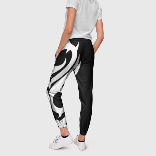 Женские брюки 3D с принтом Slipknot (6), вид сзади #2
