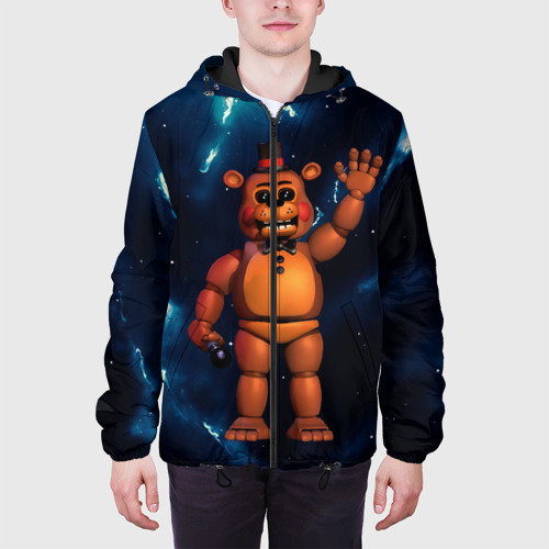 Мужская куртка 3D с принтом Five Nights At Freddy`s, вид сбоку #3