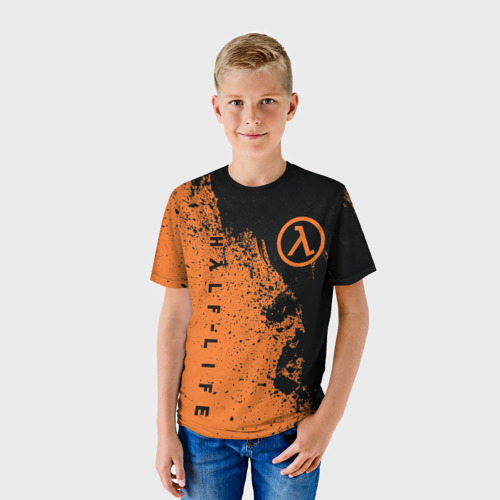 Детская 3D футболка с принтом Half-Life, фото на моделе #1