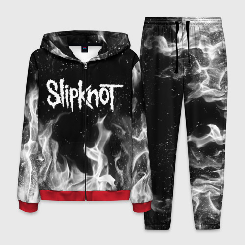 Мужской 3D костюм с принтом Slipknot, вид спереди #2