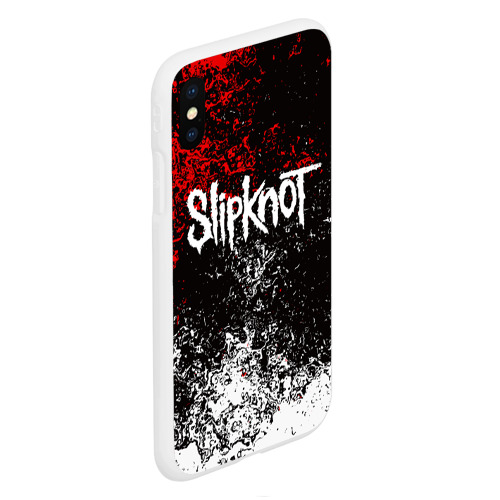 Чехол для iPhone XS Max матовый с принтом Slipknot Слипкнот, вид сбоку #3