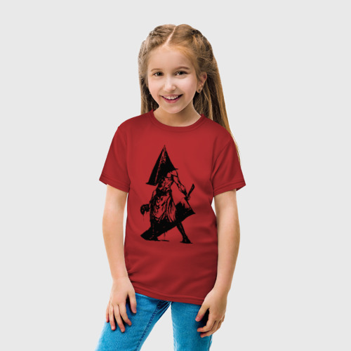 Детская футболка хлопок с принтом SILENT HILL, вид сбоку #3
