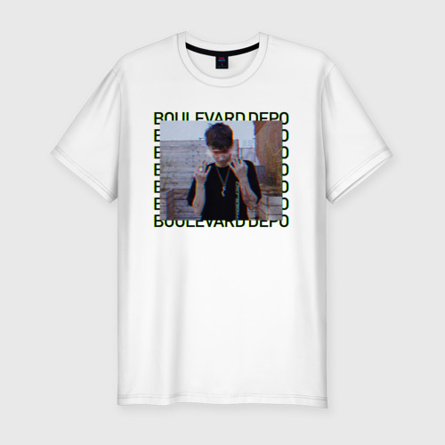 Мужская футболка премиум с принтом Rap Boulevard Depo, вид спереди #2