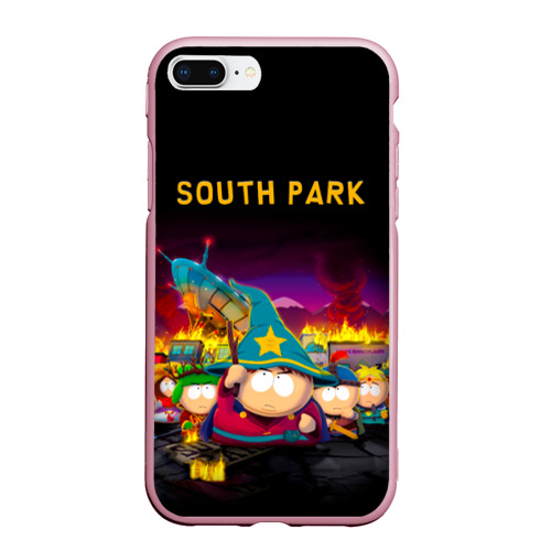 Чехол для iPhone 7Plus/8 Plus матовый с принтом Южный Парк, вид спереди #2