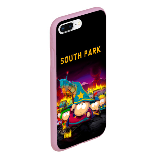 Чехол для iPhone 7Plus/8 Plus матовый с принтом Южный Парк, вид сбоку #3