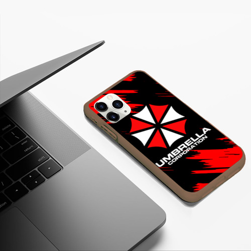 Чехол для iPhone 11 Pro Max матовый с принтом Umbrella Corporation, фото #5