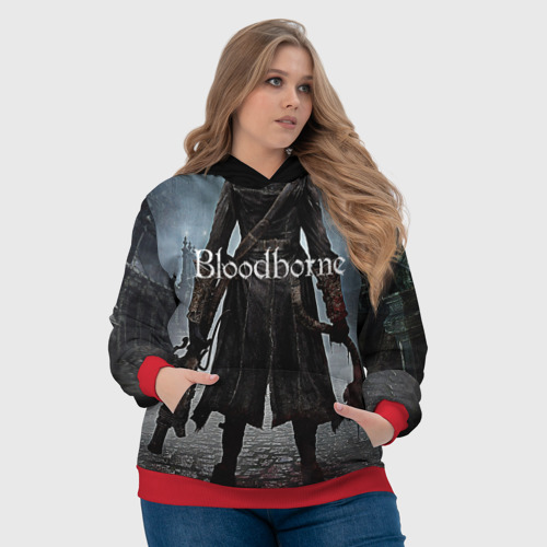 Женская толстовка 3D с принтом Bloodborne, фото #4