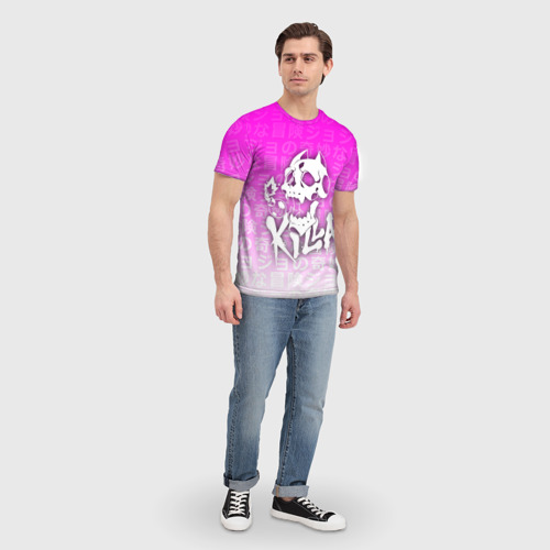 Мужская футболка 3D с принтом Killa джоджо, вид сбоку #3