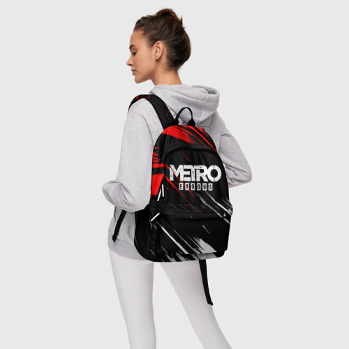 Рюкзак 3D с принтом METRO EXODUS, фото #4