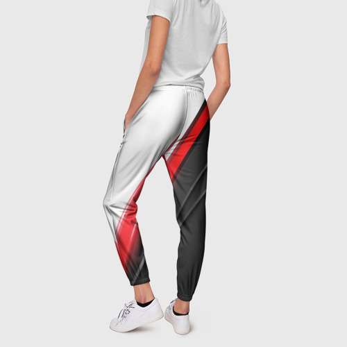 Женские брюки 3D с принтом Liverpool FC, вид сзади #2