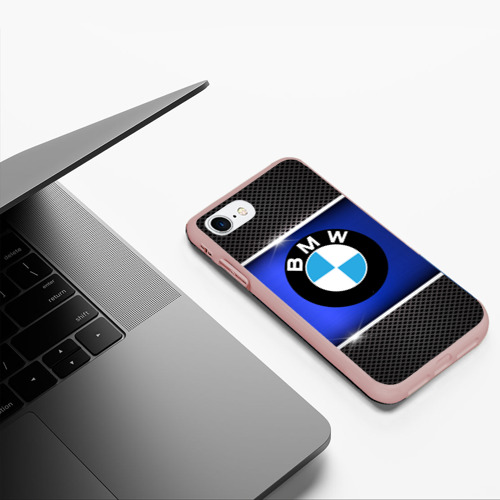 Чехол для iPhone 7/8 матовый с принтом BMW, фото #5