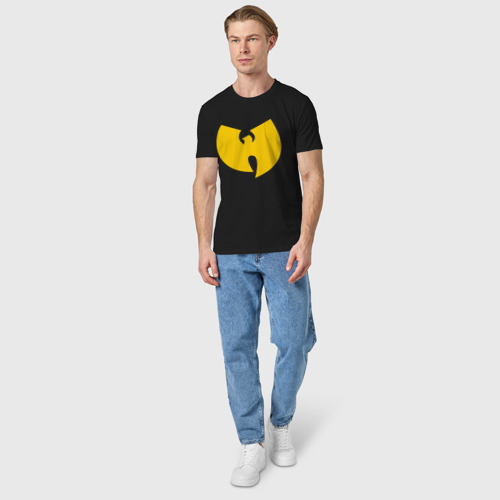 Мужская футболка хлопок с принтом Wu-Tang Clan, вид сбоку #3