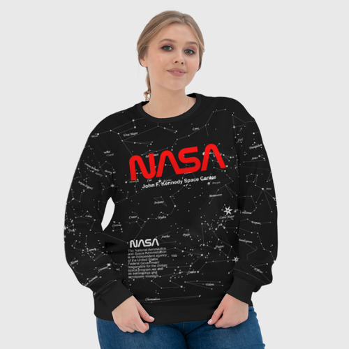 Женский свитшот 3D с принтом NASA, фото #4