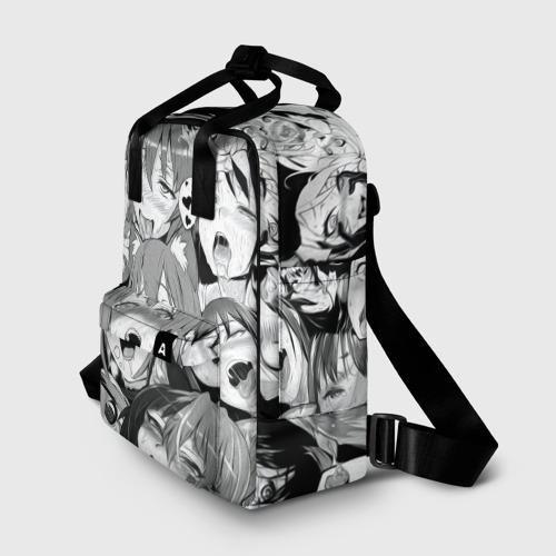 Женский рюкзак 3D с принтом АХЕГАО, фото на моделе #1