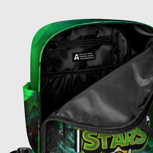 Женский рюкзак 3D с принтом Space Leon Brawl Stars, фото #5