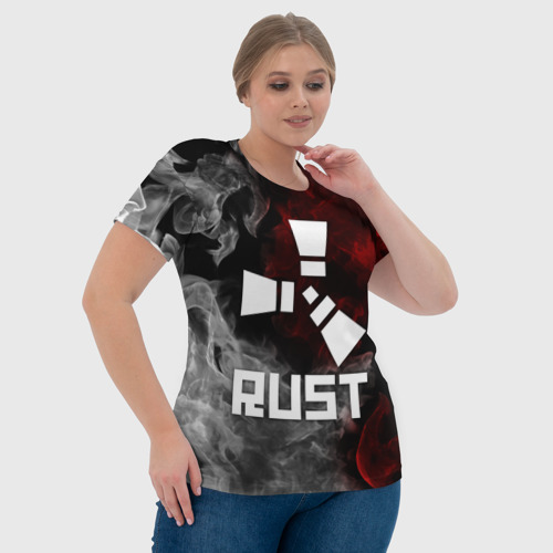 Женская футболка 3D с принтом RUST, фото #4
