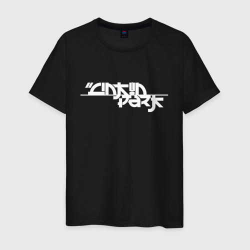 Мужская футболка хлопок с принтом Linkin Park Линкин Парк, вид спереди #2